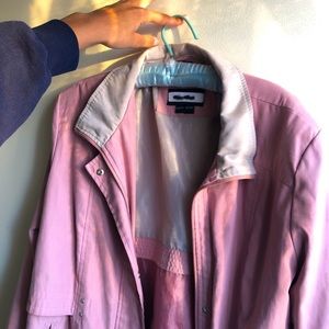 Light pink thin jacket